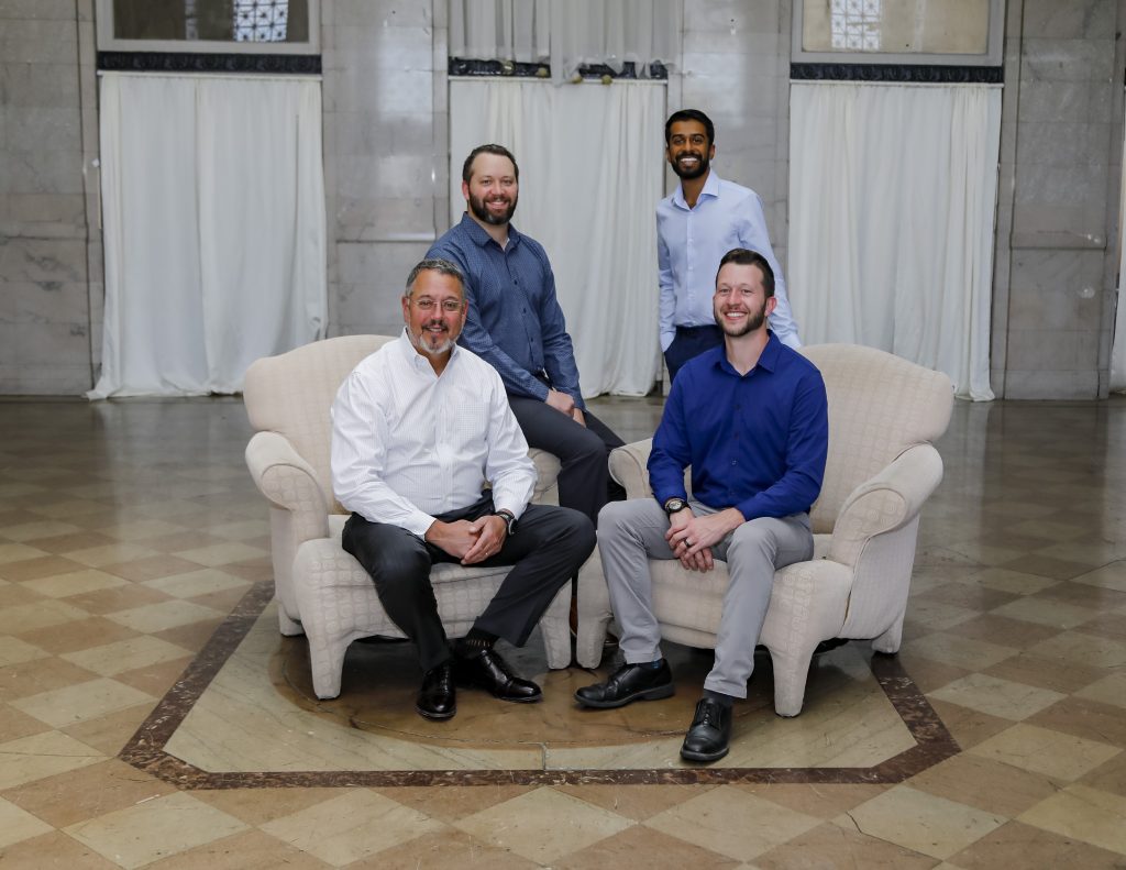 photoshoot of four dentist of Newark Dental Associates